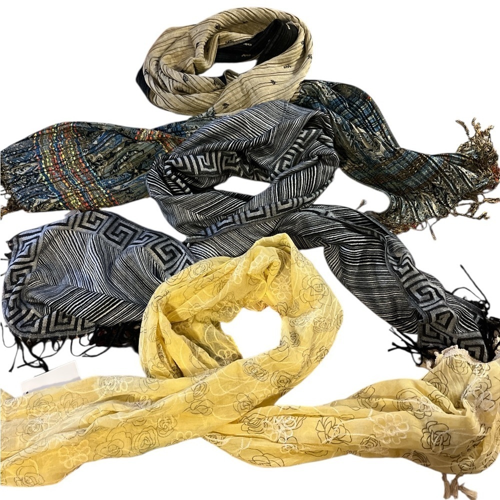 Bundle of Pashmina-style Scarves NWT
